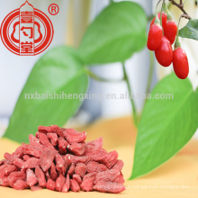 Fruit de santé ningxia zhongning bas pesticide séché goji berry avec beaucoup de vitamine C